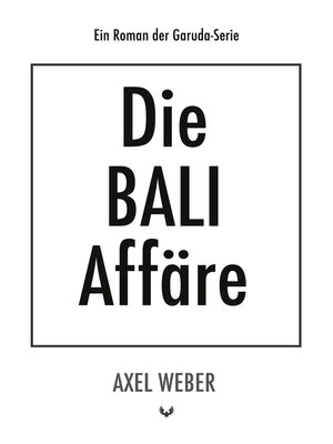 cover image of Die Bali Affäre